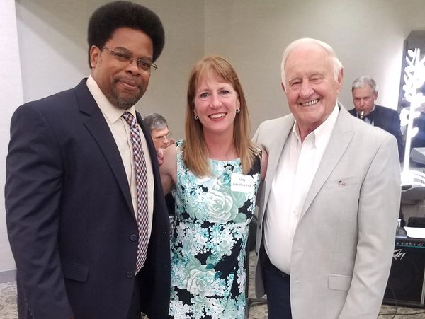 Pictured L - R: Marcus Jones, Cindy Anzalone-Fox, Bill Putich