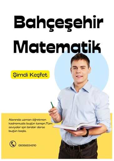 Bahçeşehir matematik özel ders birebir ders
AYT TYT ÖZEL DER