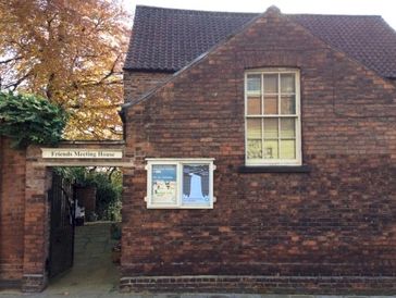 The Quakers meet at the Friends Meeting House,  22 Market  Street, Gainsborough.