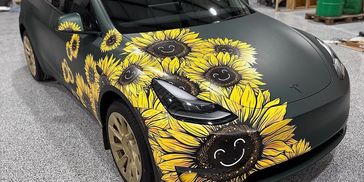 Tesla Model Y - Custom Vinyl Wrap, Powder Coated Wheels, Window Tint