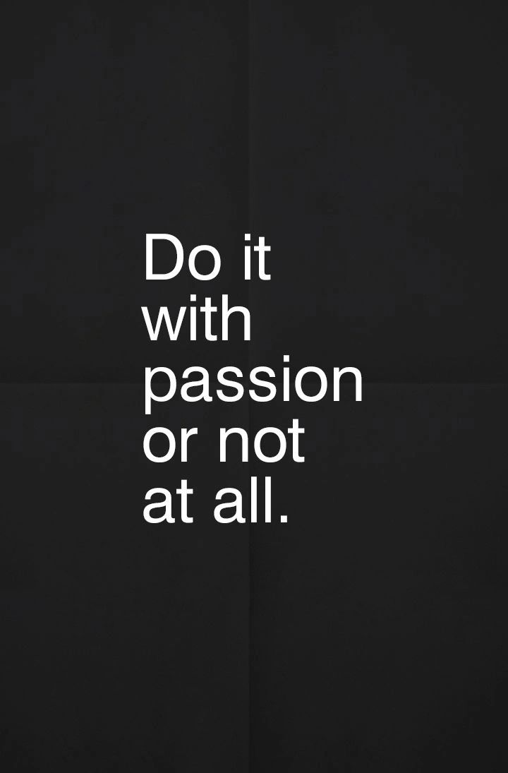 The Path to Passion