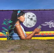 Phoenix Artist 'La Morena' partners with NFL for Super Bowl LVII mural to  spotlight Indigenous communities – Downtown Phoenix AZ