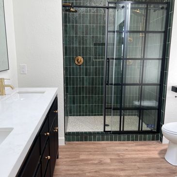 Custom bathroom remodel 