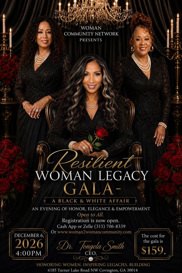 Three elegant women in black at a gala event poster.