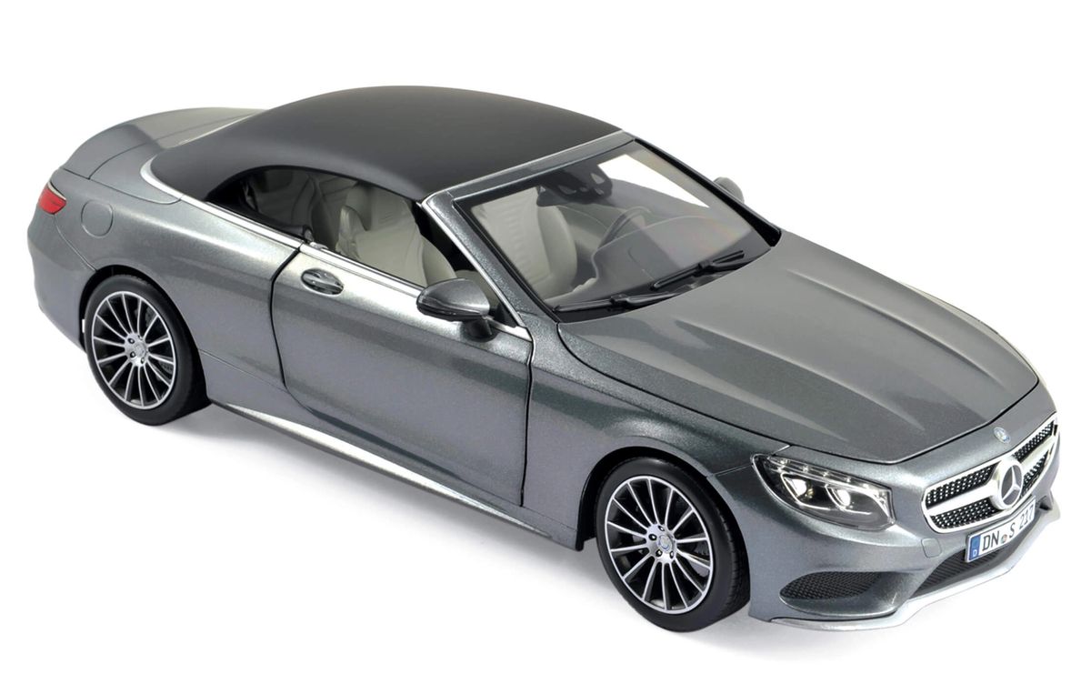 2015 MERCEDESBENZ SCLASS CABRIOLET GRAY 118 BY NOREV MODELS