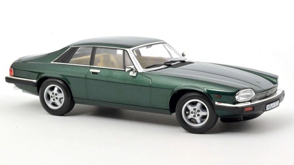 1982 JAGUAR XJS 5.3 H.E. COUPE BRITISH RACING GREEN 118 BY NOREV MODELS