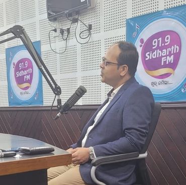 Satyajit Senapati Chat Show at 91.9 FM Radio