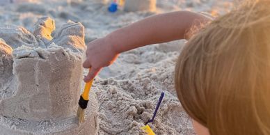 Consistently Curious travel blog visits Gulf Shores Alabama to take a sand Castle class
