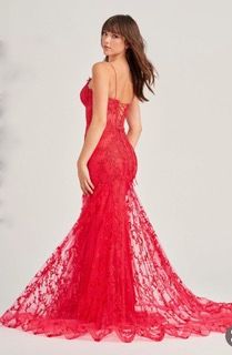 strapless open back dress Bling Bling Diamond Crystal Prom Dresses Fitted Slit Mermaid Evening F –  Siaoryne