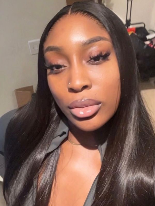 CEO wearing our luxury raw Indian straight bundles and our ultra thin HD 13X6 frontal