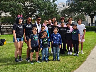Volunteers at Komen Houston Race for the Cure