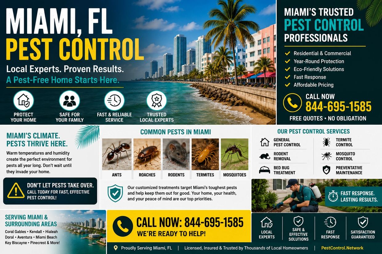 Miami, FL Pest Control Services
