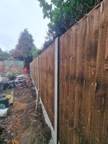 Freshly Installed Fencing