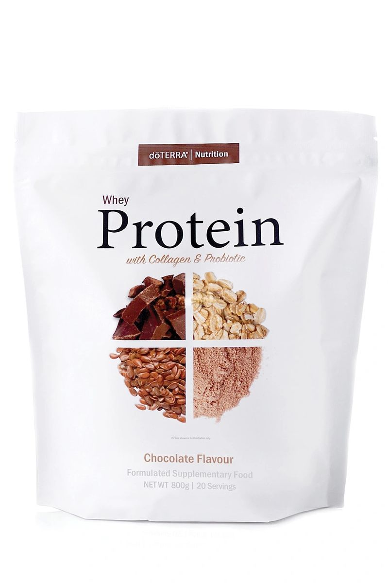 Chocolate Whey Protein with Collagen & Probiotic 800g