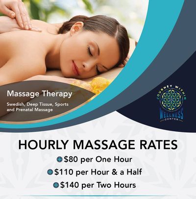 MASSAGE THERAPY | Journey Within Wellness Center, Float Therapy ...