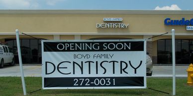 Family Dentistry Custom Printed Vinyl Banner