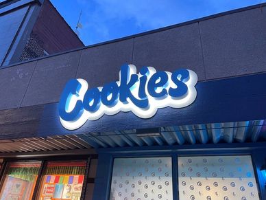 illuminated store sign