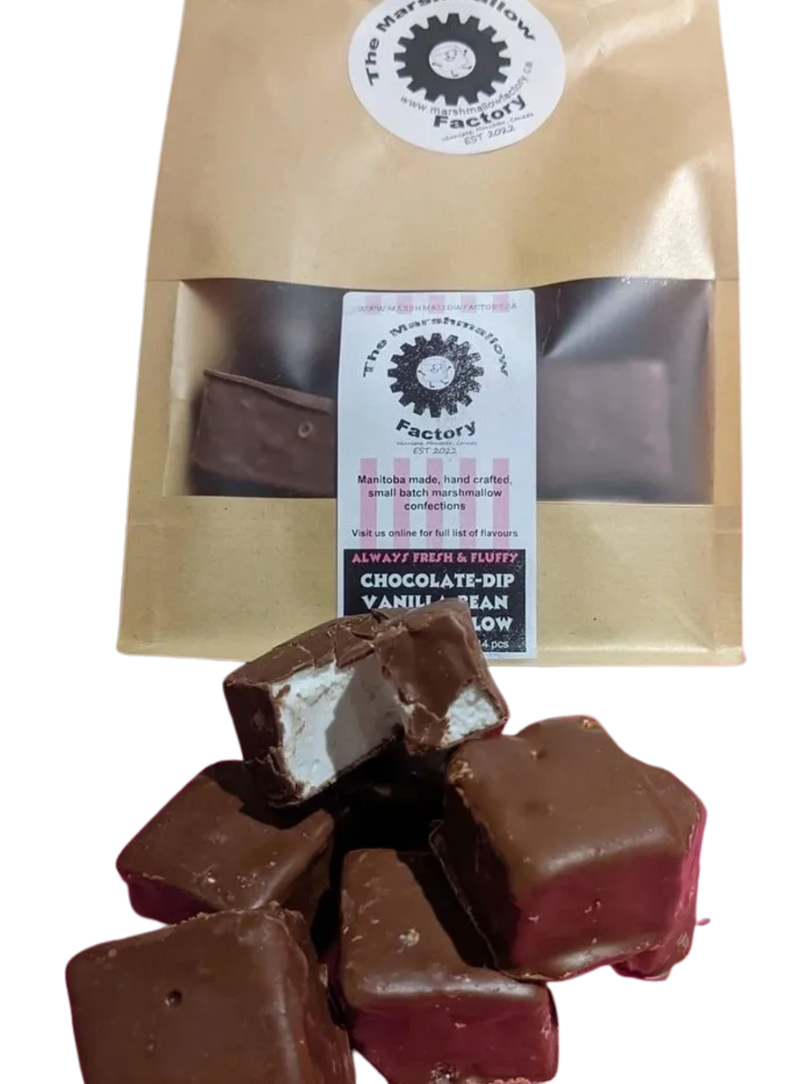 Chocolate Covered Marshmallows, Now available in 4 flavour options.