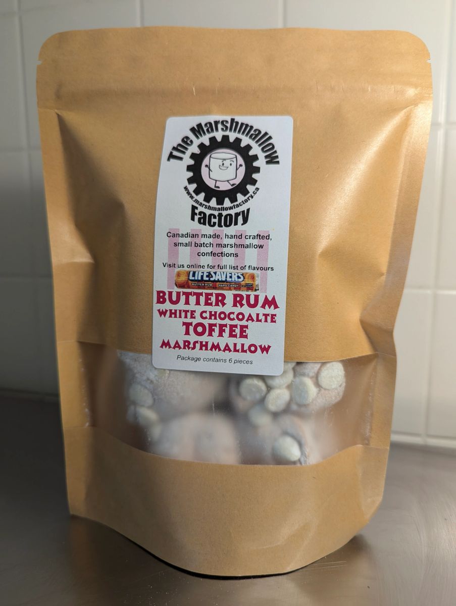 Butter Rum white chocolate & Toffee Marshmallow