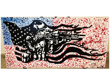 Veteran Painting for Auction