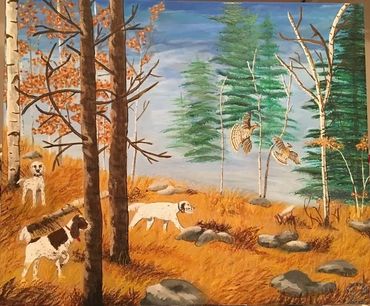 Hunting Dogs & Grouse 