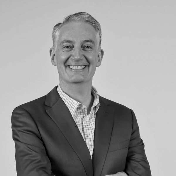 Black and white image of Anthony Moore 