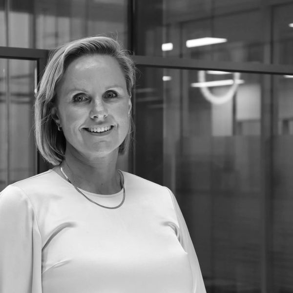 black and white image of Belinda Collins , founder Cumulate 