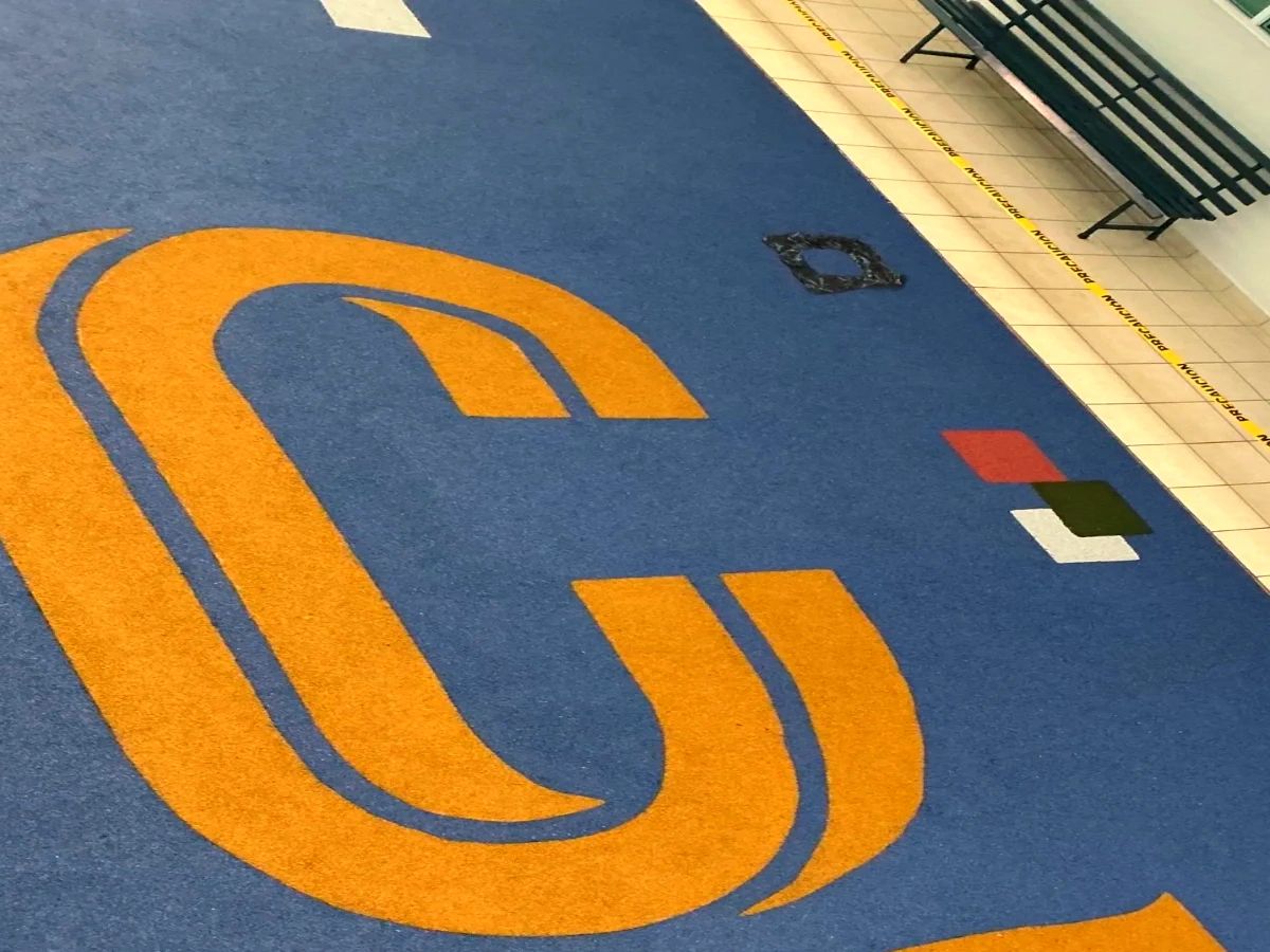 Instalación de pisos en caucho de llanta reciclada COLEGIOS AVIHULEX  MÉXICO