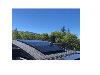 Unique solar panel application