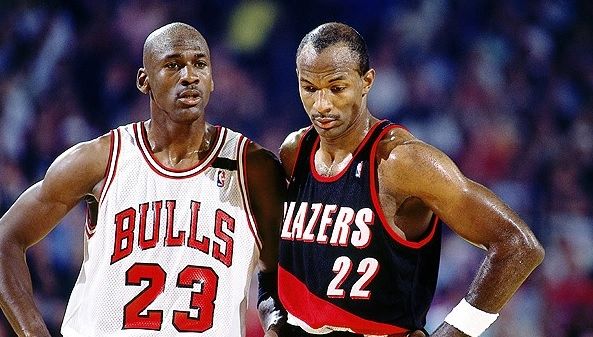 Clyde Drexler, Michael Jordan, Big Numbers, and a Flash-Forward