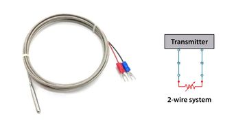 2-Wire RTD Temperature Sensor for industrial temperature measurement and process automation applicat