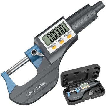 Digital Inside/Outside Micrometer with LCD display for accurate measurement of internal and external
