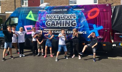 Next Level Gaming Gaming Parties Gaming Party Bus Next Level Gaming