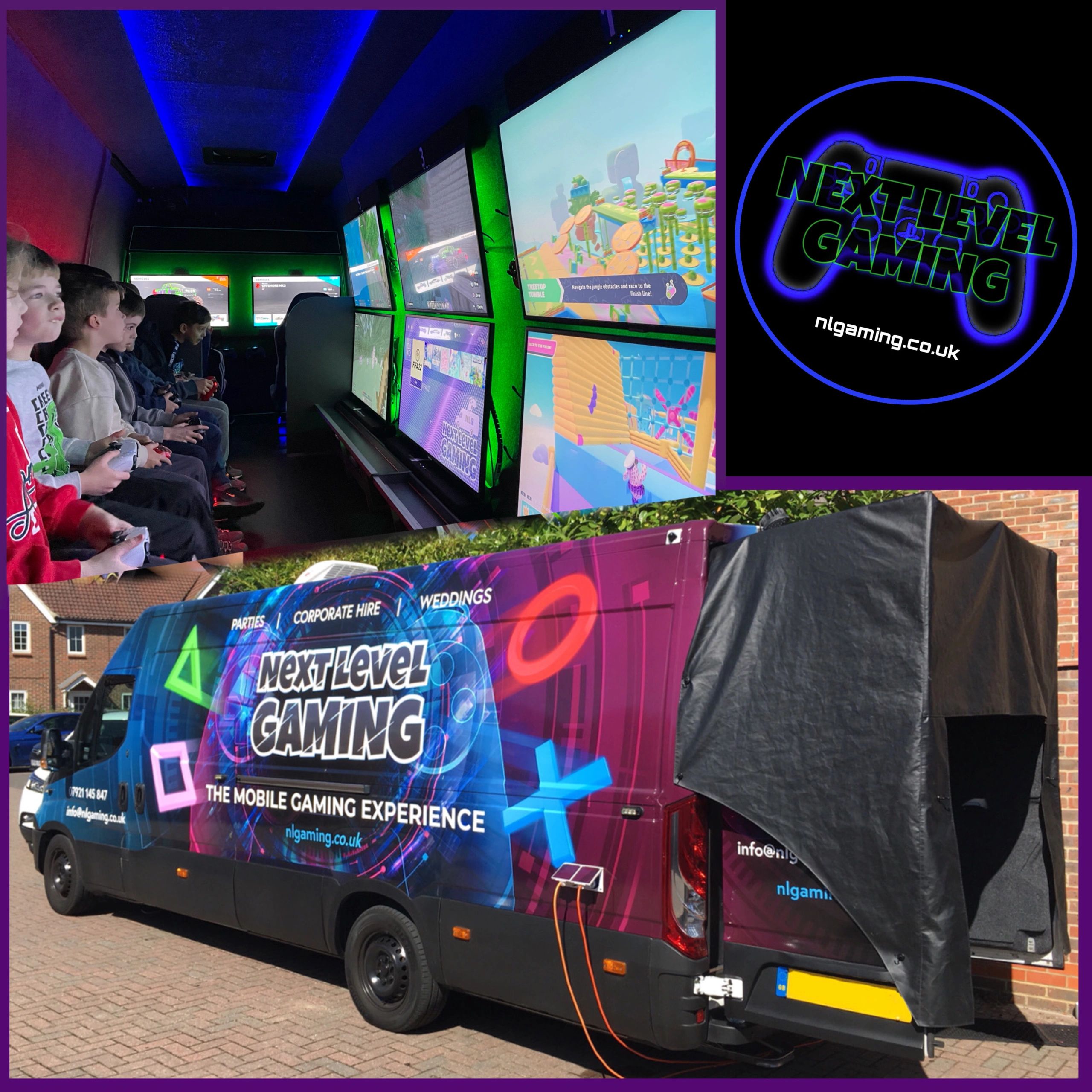 Next Level Gaming - Gaming Party Bus, Gaming Van Party