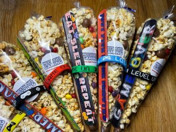 Gaming Party Gifts for the Gaming Bus Party with Next Level Gaming 