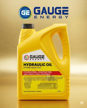 Gauge energy and gauge lubricants 
Industrial 
Hydraulic iso 32/68/100/ 220/320