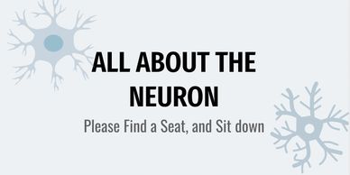 Title slide about neurons with seating instructions.