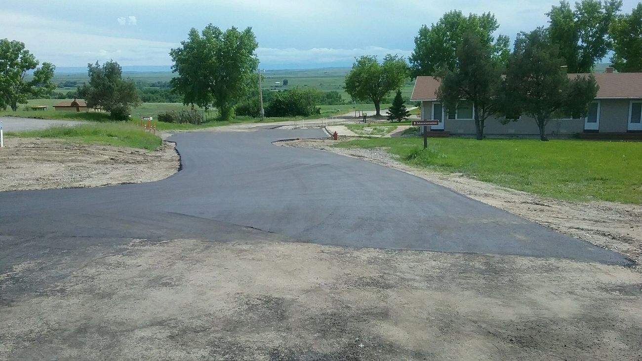 Little Bighorn Battle Field road reconstruction