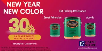 30 percent off on Dunn edwards acri hues product