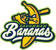 Savannah Bananas logo featuring a banana and a baseball.