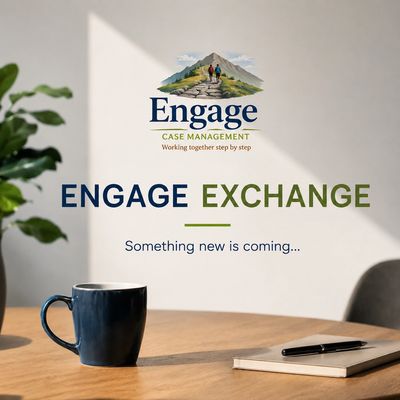 Engage Exchange announcement with workspace setup.