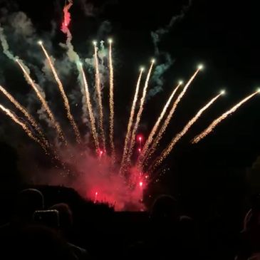 wedding fireworks