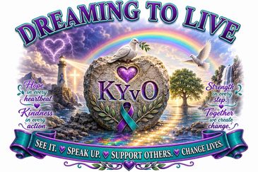 Inspirational message about hope, kindness, strength, and unity.