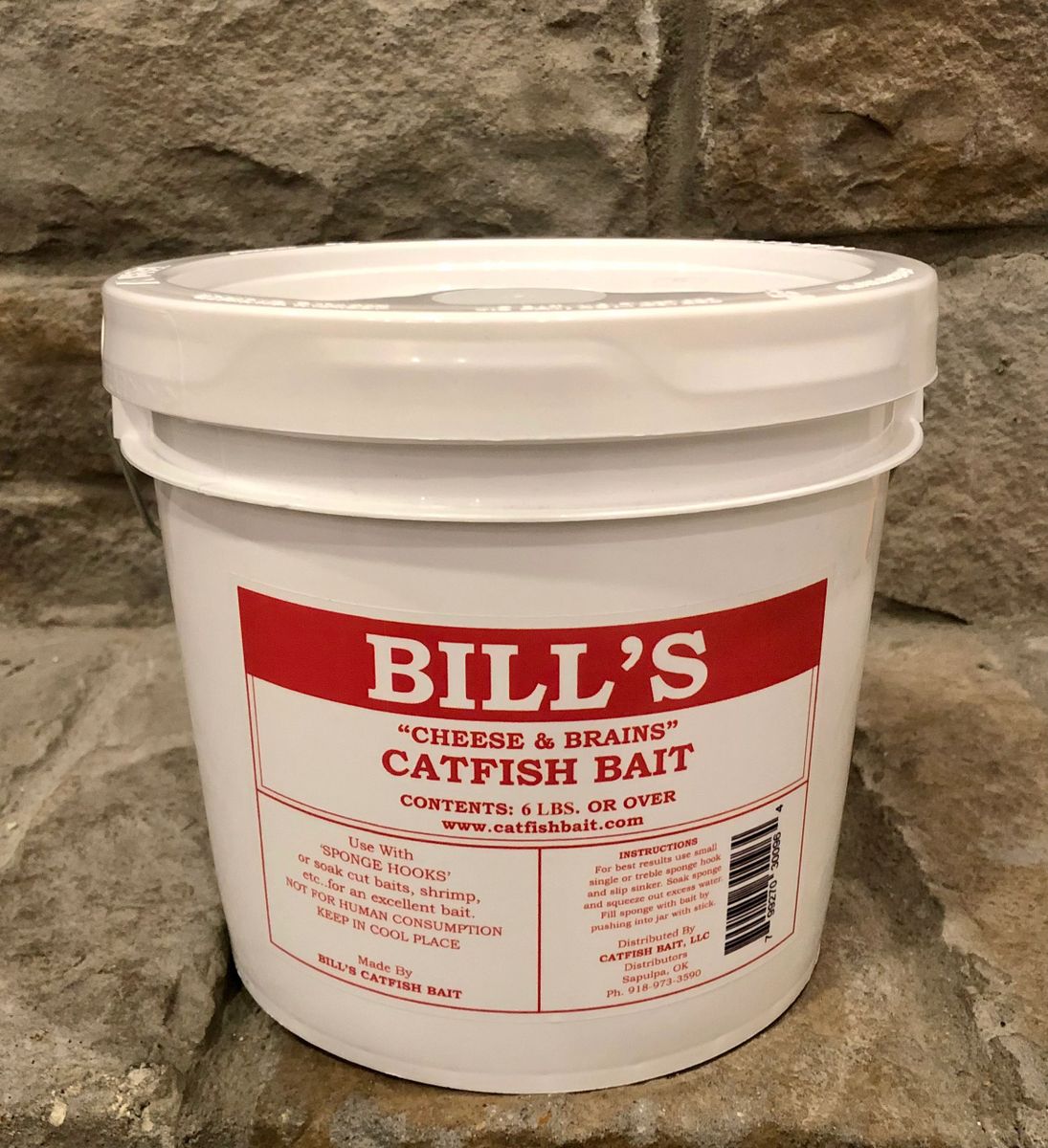 Bill's Catfish Bait - 1 Gallon Bucket (100 oz+/6 Pounds)