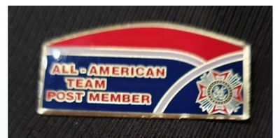 All American Team Post Member Pin
