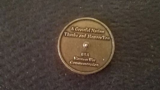 Back of Vietnam Veterans Pin