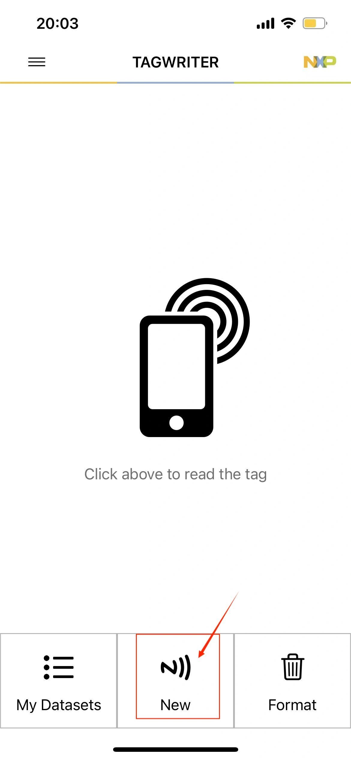 How does the iPhone 14 write NFC Business card?