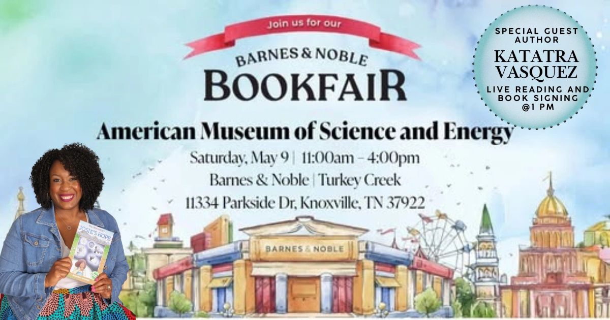 Barnes &amp; Noble Book Fair at American Museum of Science and Energy with special guest author Katatra Vasquez.