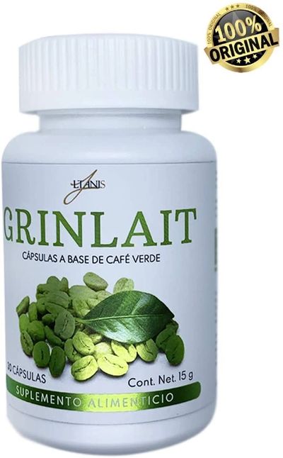 Grinlait - cápsulas de café verde |control del peso|reducir el apetito| bienestar| Mexico
