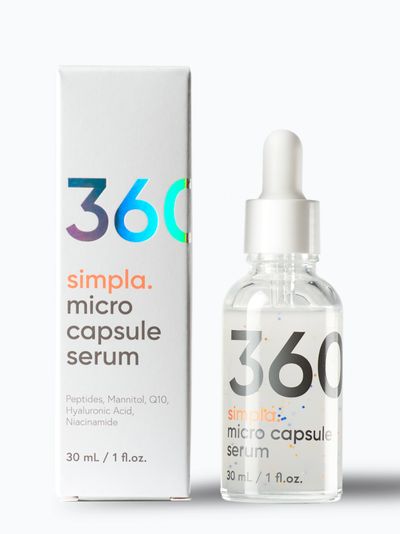 Simpla 360, sérum facial para el cuidado diario de la piel disponible en México. Nutra Life  TENESI
